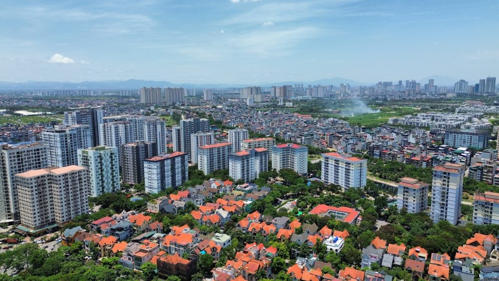 Các tòa chung cư hiện đại minh họa bài bảo hiểm cháy nổ bắt buộc