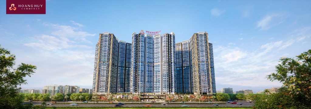View tổng thể Hoàng Huy Commerce